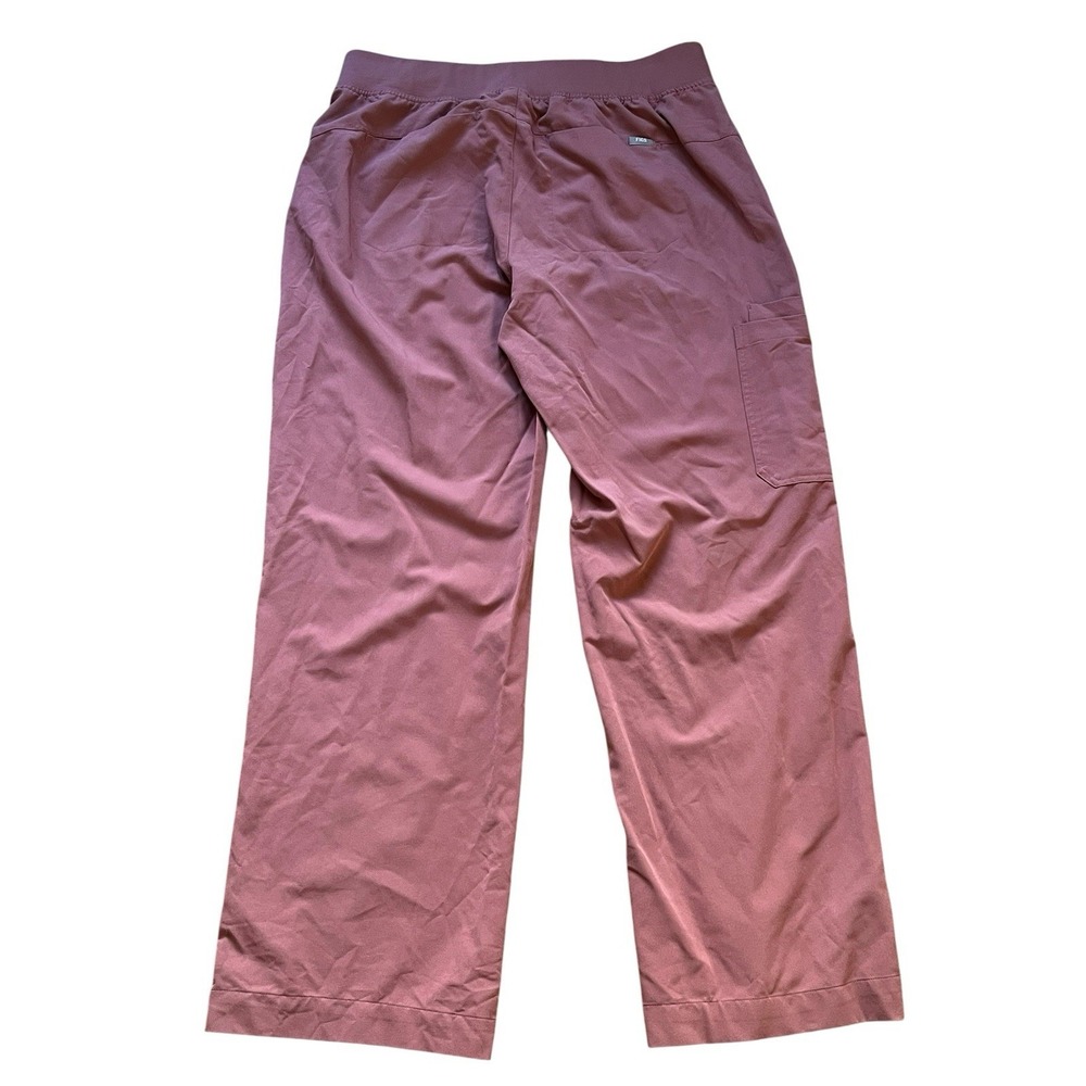 FIGS Isabel Wide Leg Scrub Pants Mauve 2XL - Picture 3 of 6